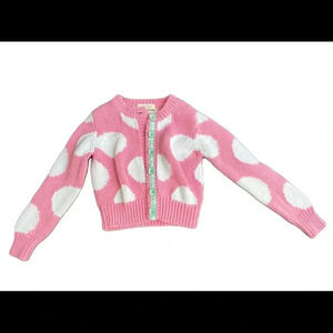 Matilda Jane size 2 polka dot sweater cardigan